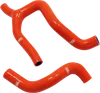 Moose Orange Race Fit Radiator 2 Hose Kit