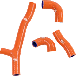 Moose Orange Stock Fit Radiator 4 Hose Kit
