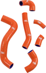 Moose Orange Stock Fit Radiator 6 Hose Kit