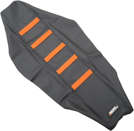 Moose Black Orange Rubber High Trac Ribbed Seat Cover For KTM