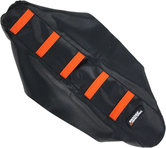 Moose Black Orange Rubber High Trac Ribbed Seat Cover For KTM 65