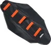 Moose Black Orange Rubber High Trac Ribbed Seat Cover For KTM 65