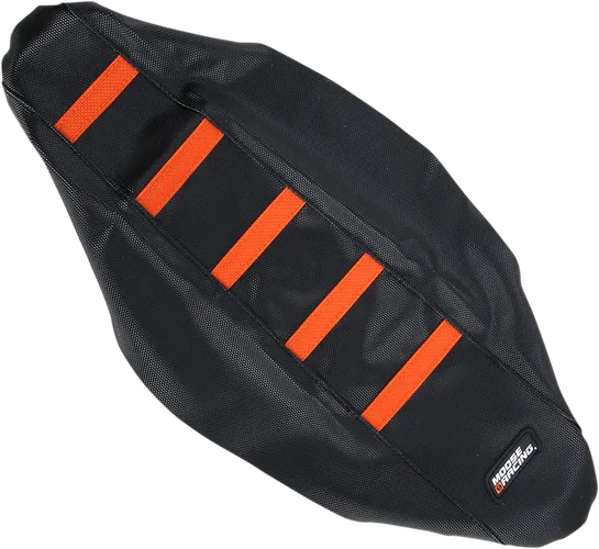 Moose Black Orange Rubber High Trac Ribbed Seat Cover For KTM