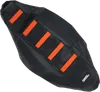 Moose Black Orange Rubber High Trac Ribbed Seat Cover For KTM