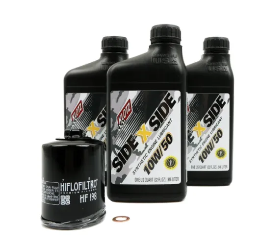 Klotz Engine Oil Service Kit w Black Filter 10W40 5qt