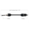Tytaneum Front Left or Right Replacement CV Axle
