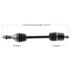 Tytaneum Rear Right or Left Replacement CV Axle