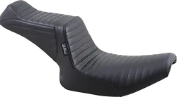 Le Pera Black Pleated Tailwhip 2up Seat