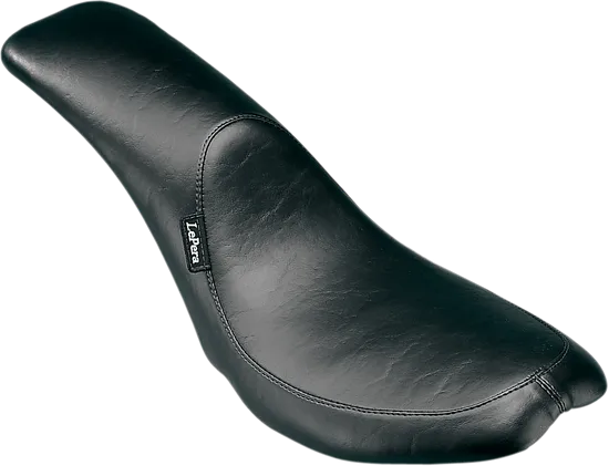 Le Pera Black Smooth Silhouette Full Seat