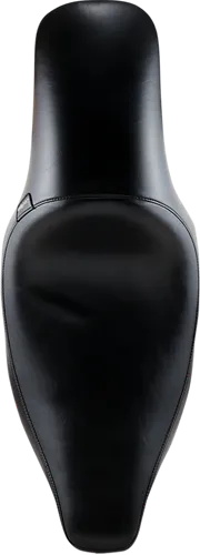 Le Pera Black Smooth Silhouette Full Seat