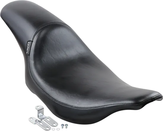 Le Pera Black Smooth Silhouette Full Seat