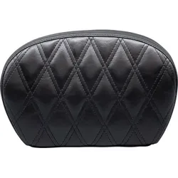 Le Pera Shiny Black Double Diamond  Sissy Bar Backrest Pad