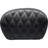 Le Pera Shiny Black Double Diamond  Sissy Bar Backrest Pad