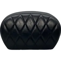 Le Pera Shiny Black Diamond Stitch Sissy Bar Backrest Pad