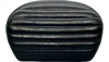 Le Pera Shiny Black Pleated Sissy Bar Backrest Pad