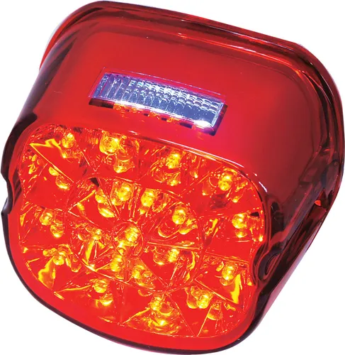 Harddrive Laydown LED Taillight Red Lens Upward Plate Lens
