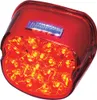 Harddrive Laydown LED Taillight Red Lens Upward Plate Lens