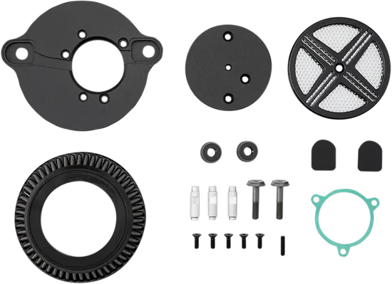 LA Chopper Black XXX M8 Air Cleaner Assembly Kit
