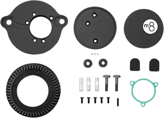 LA Chopper Black 8 Ball M8 Air Cleaner Assembly Kit