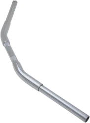 LA Choppers 1.25in Chrome Steel Drag Handlebar