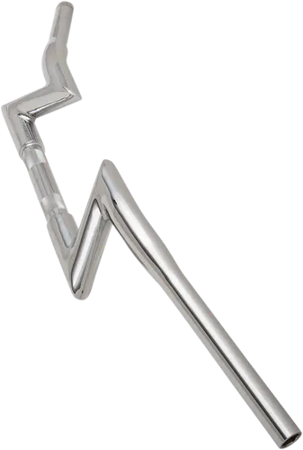 LA Chopper 1.25in Chrome Outlaw Z Style Handlebar 2.75in Rise 1