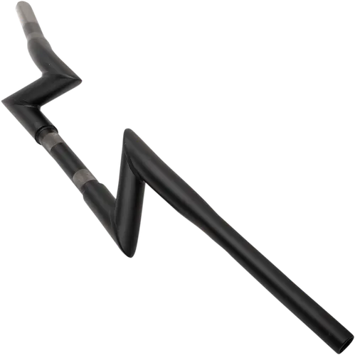 LA Chopper 1.25in Flat Black Outlaw Z Style Handlebar 2.75in Rise