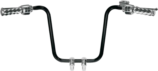 LA Chopper 1.25in Black Hefty Ape Hanger Handlebar 18in Rise 1