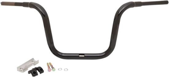 LA Choppers Black 1.5 Traditional Ape Hanger Handlebar 12 Rise