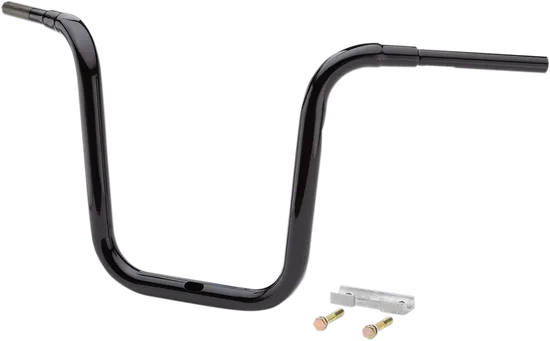 LA Choppers Black 1.5 Traditional Ape Hanger Handlebar 16 Rise