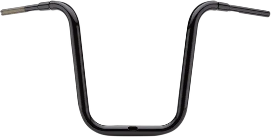 LA Choppers Black 1.5 Traditional Ape Hanger Handlebar 18 Rise
