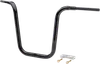 LA Choppers Black 1.5 Traditional Ape Hanger Handlebar 18 Rise