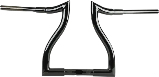 LA Choppers 1.25in Black Hammerhead Handlebar 12in Rise
