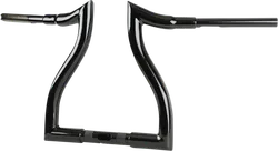LA Choppers 1.25in Black Hammerhead Handlebar 12in Rise
