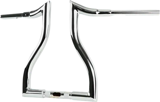LA Choppers 1.25in Chrome Hammerhead Handlebar 14in Rise