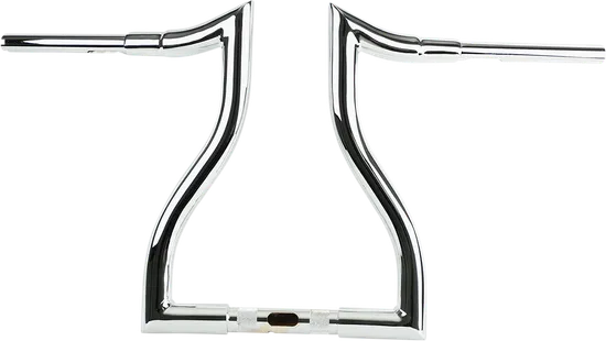 LA Choppers 1.25in Chrome Hammerhead Handlebar 14in Rise