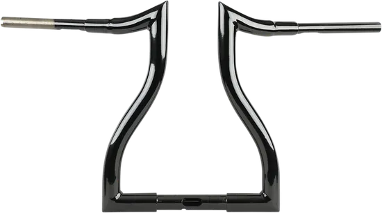 LA Choppers 1.25in Black Hammerhead Handlebar 14in Rise