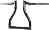LA Choppers 1.25in Black Hammerhead Handlebar 14in Rise