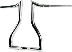 LA Choppers 1.25in Chrome Hammerhead Handlebar 16in Rise