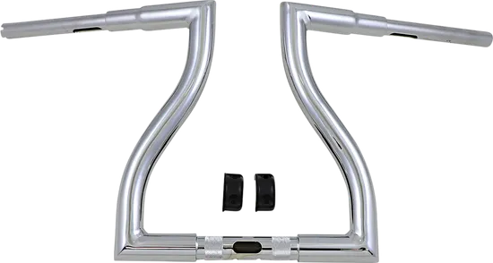 LA Choppers 1.5in Chrome Thresher Handlebars 14in Rise