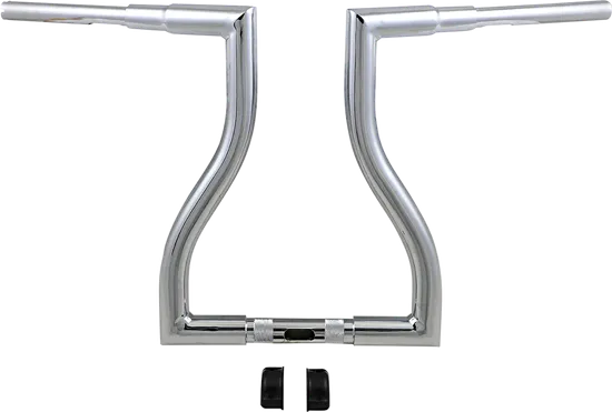 LA Choppers 1.5in Chrome Thresher Handlebars 16in Rise