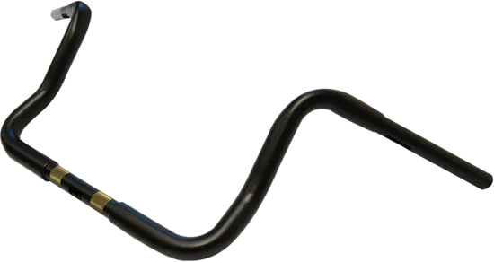 LA Choppers Flat Black 1.25 Touring Ape Hanger Handlebar 10 Rise