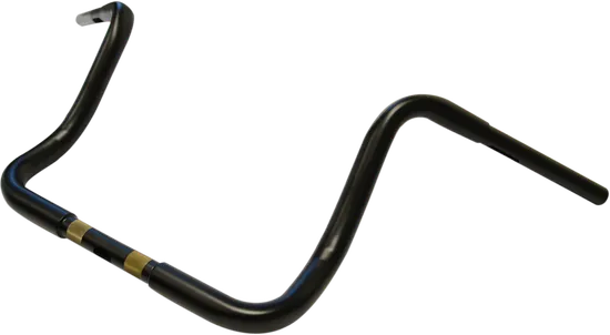 LA Choppers Flat Black 1.25 Touring Ape Hanger Handlebar 12 Rise