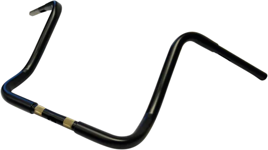 LA Choppers Flat Black 1.25 Touring Ape Hanger Handlebar 14 Rise