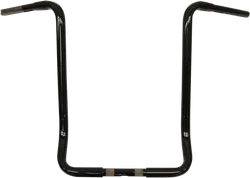 LA Choppers Black 1.25 Touring Ape Hanger Handlebar 20 Rise
