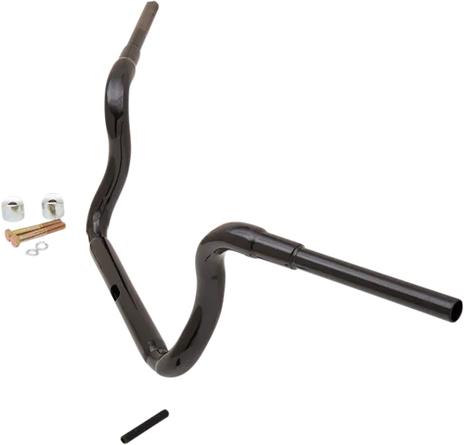 LA Choppers Black 1.5 Traditional Ape Hanger Handlebar 10 Rise