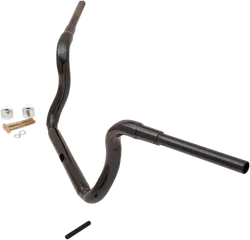 LA Choppers Black 1.5 Traditional Ape Hanger Handlebar 10 Rise