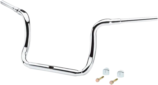 LA Choppers Chrome 1.5 Traditional Ape Hanger Handlebar 12 Rise