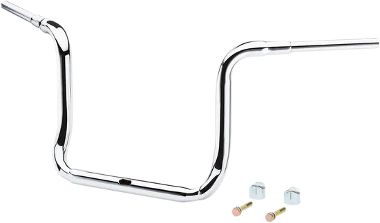 LA Choppers Chrome 1.5 Traditional Ape Hanger Handlebar 14 Rise