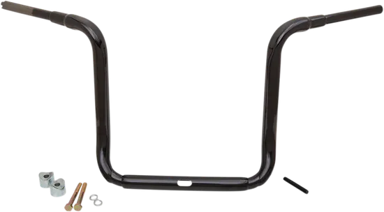 LA Choppers Black 1.5 Traditional Ape Hanger Handlebar 16 Rise