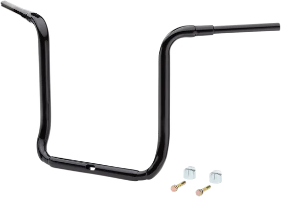 LA Choppers Black 1.5 Traditional Ape Hanger Handlebar 18 Rise